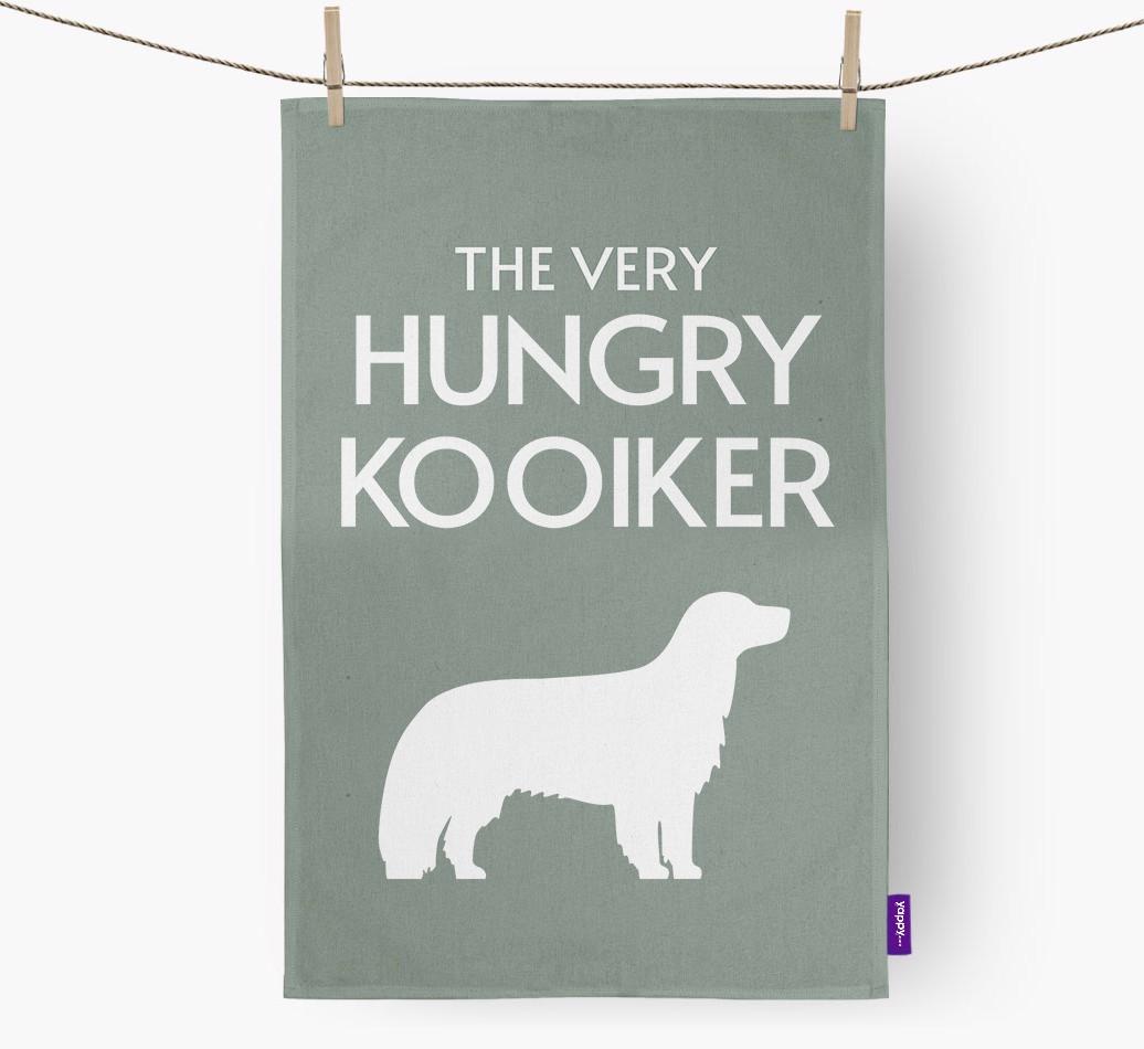 'The Very Hungry...' - Personalized {breedFullName} Dish Towel