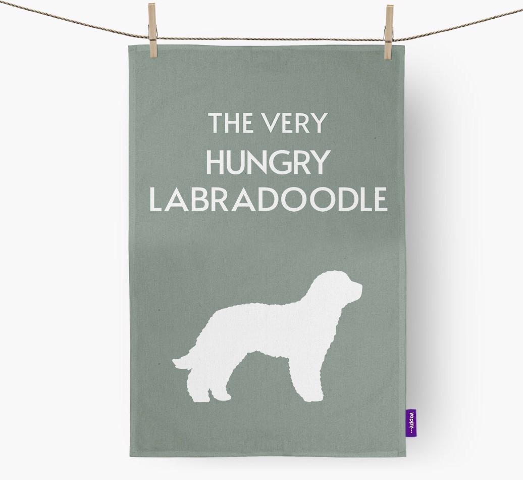 'The Very Hungry...' - Personalized {breedFullName} Dish Towel
