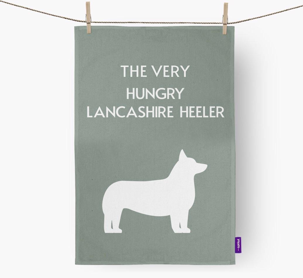 'The Very Hungry...' - Personalized {breedFullName} Dish Towel
