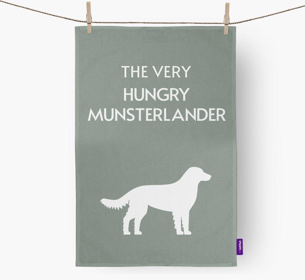 'The Very Hungry...' - Personalized {breedFullName} Dish Towel