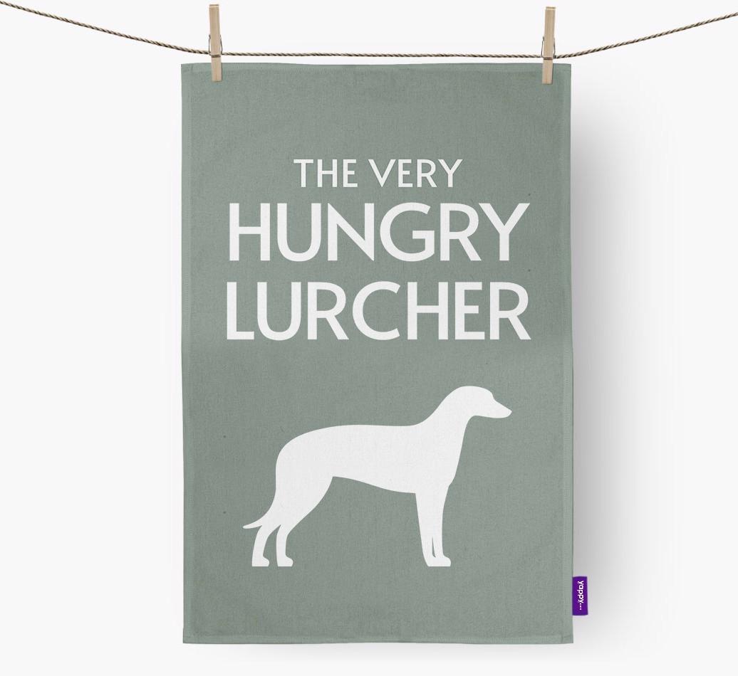 'The Very Hungry...' - Personalized {breedFullName} Dish Towel
