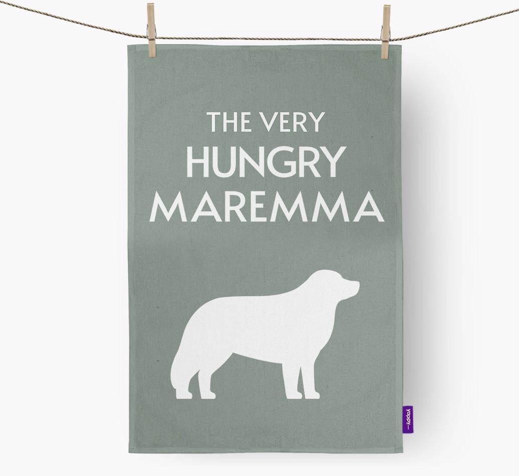 'The Very Hungry...' - Personalized {breedFullName} Dish Towel