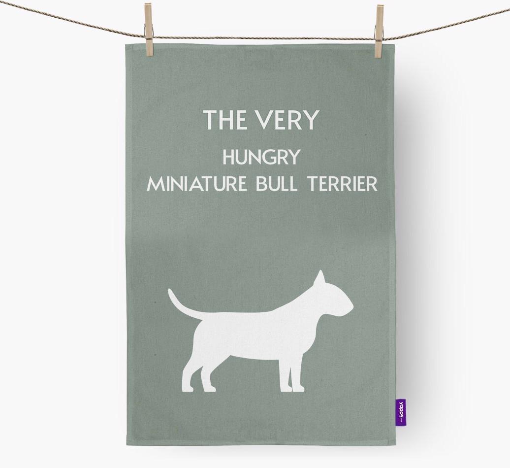 'The Very Hungry...' - Personalized {breedFullName} Dish Towel