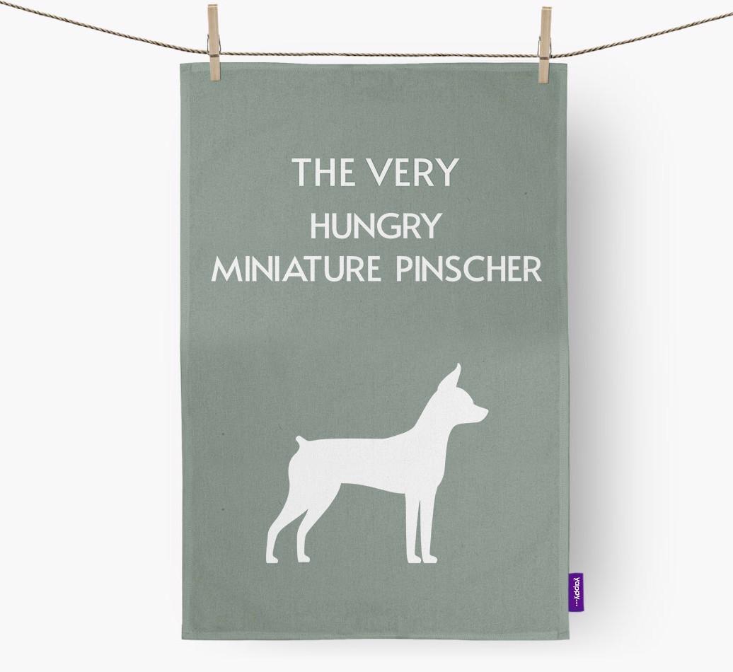 'The Very Hungry...' - Personalized {breedFullName} Dish Towel