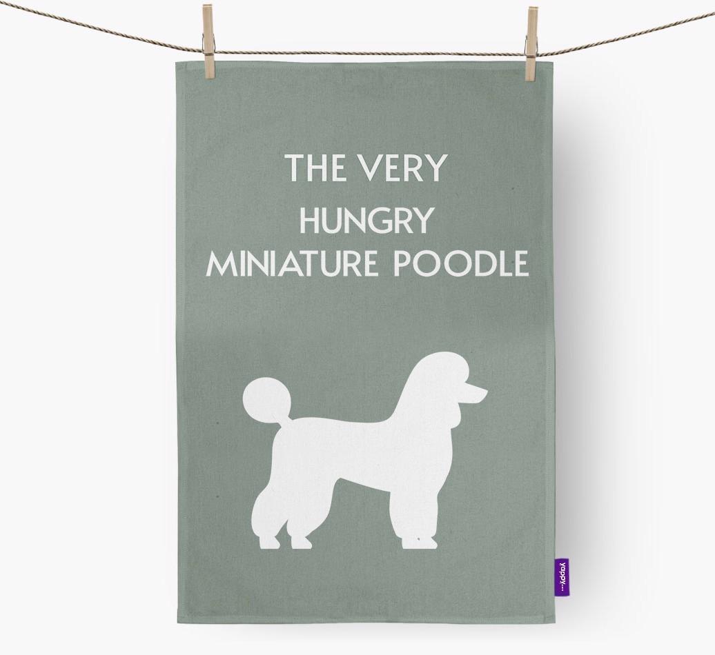 'The Very Hungry...' - Personalized {breedFullName} Dish Towel