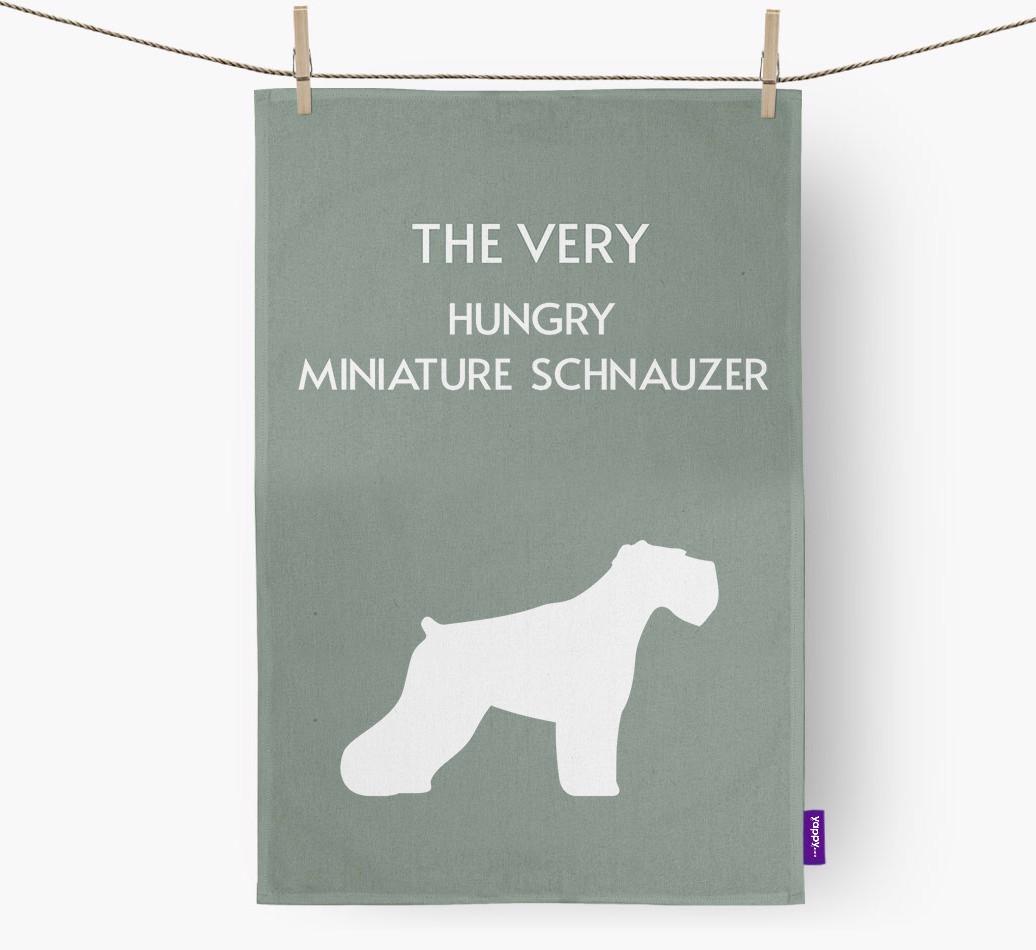 'The Very Hungry...' - Personalized {breedFullName} Dish Towel