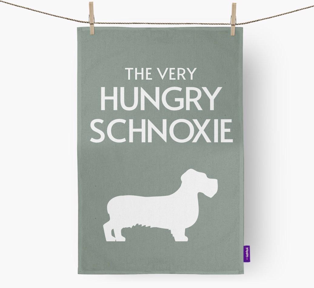 'The Very Hungry...' - Personalized {breedFullName} Dish Towel