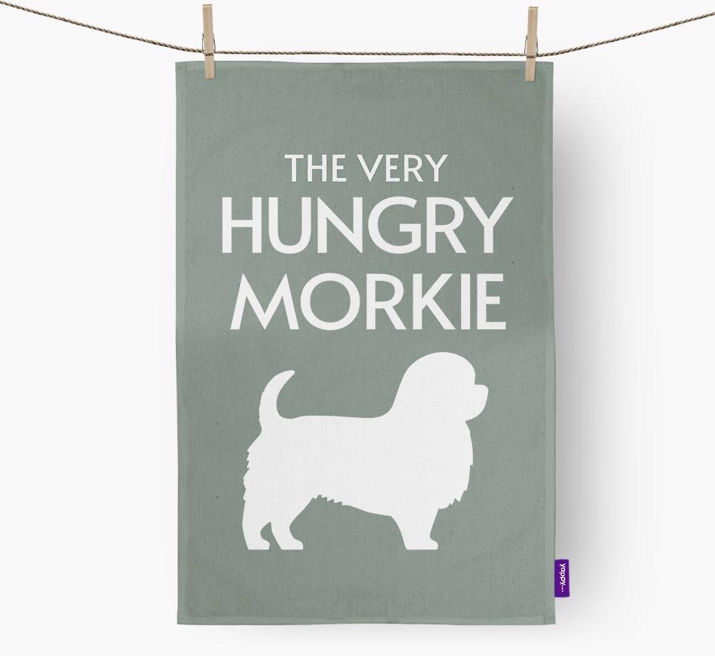 'The Very Hungry...' - Personalized {breedFullName} Dish Towel