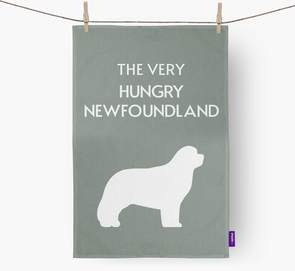 'The Very Hungry...' - Personalized {breedFullName} Dish Towel