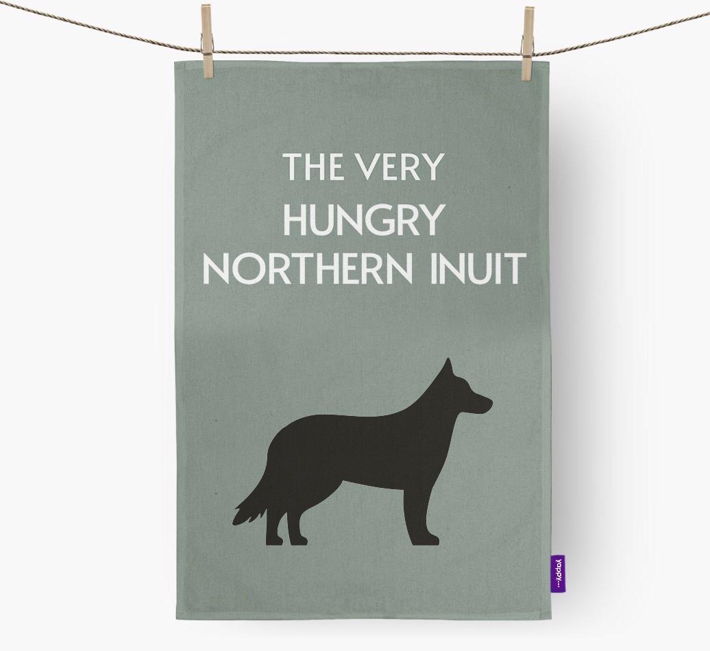 'The Very Hungry...' - Personalized {breedFullName} Dish Towel
