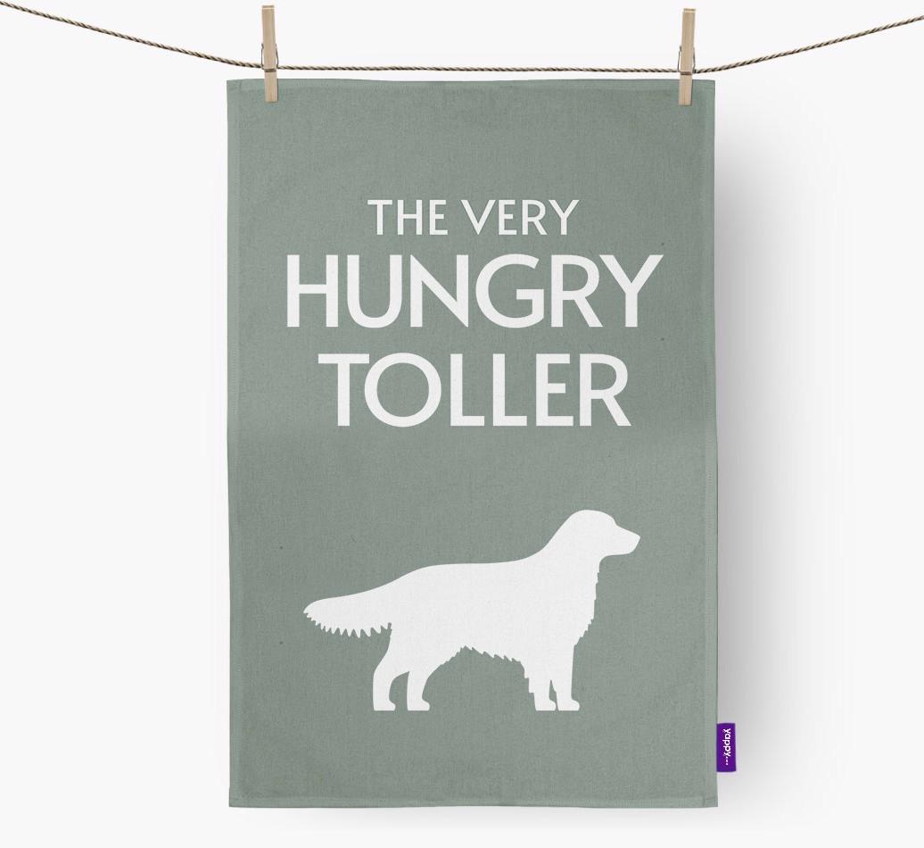 'The Very Hungry...' - Personalized {breedFullName} Dish Towel