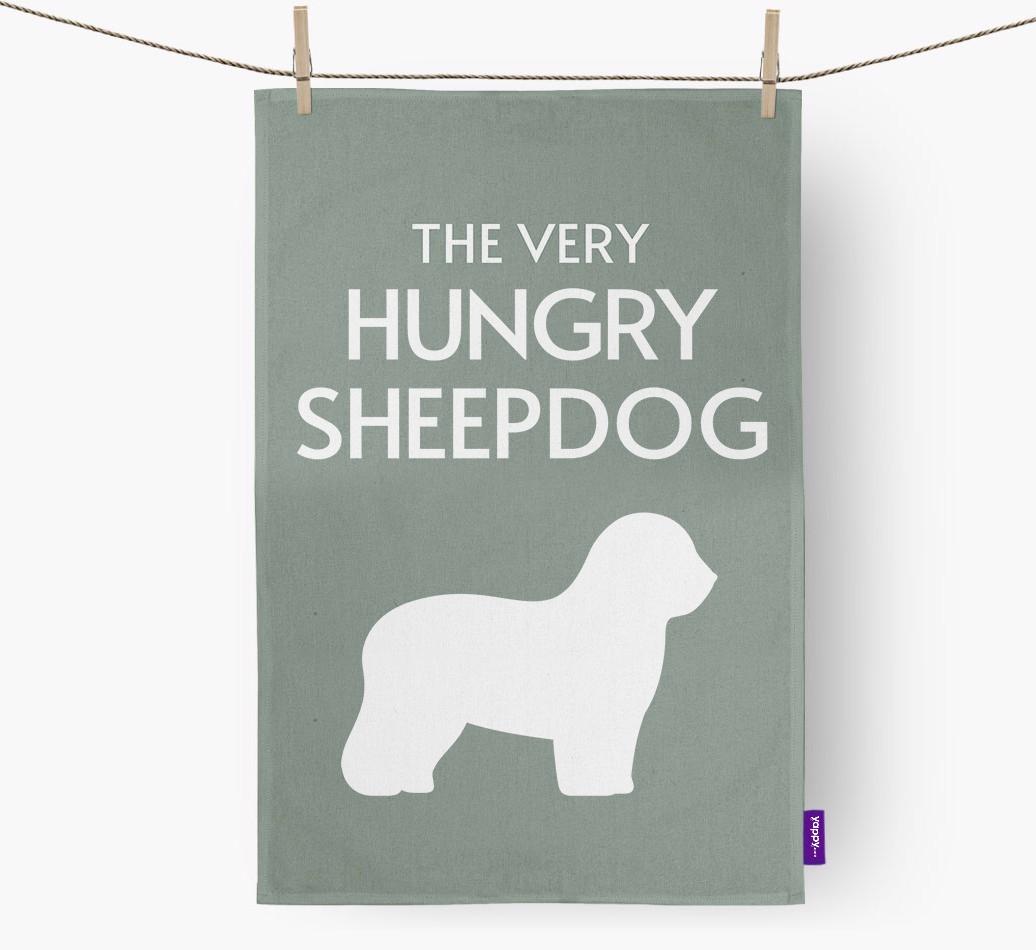 'The Very Hungry...' - Personalized {breedFullName} Dish Towel