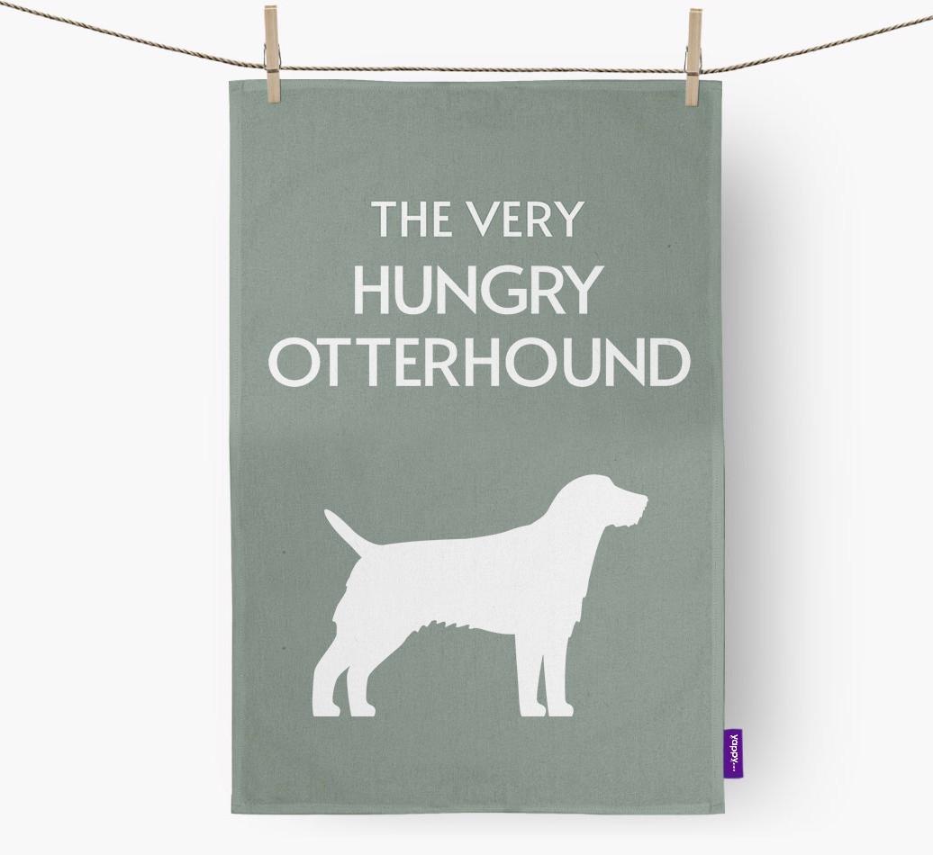 'The Very Hungry...' - Personalized {breedFullName} Dish Towel