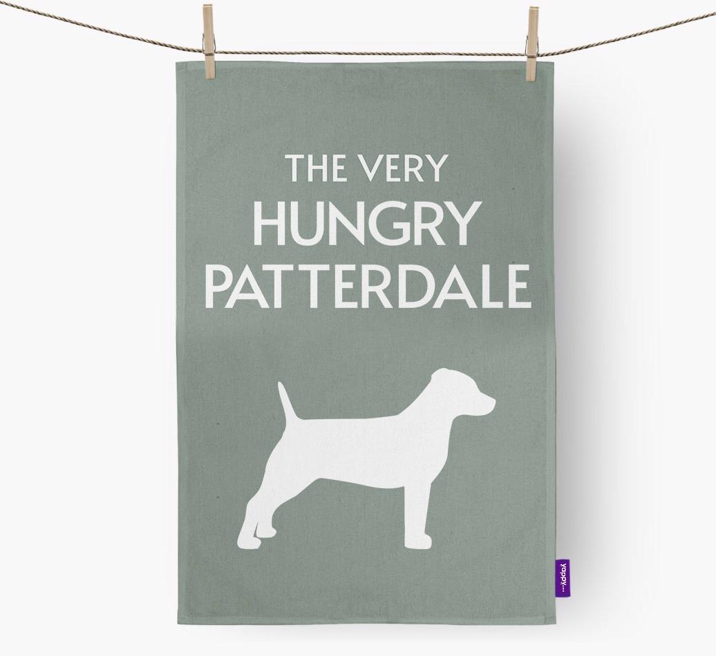 'The Very Hungry...' - Personalized {breedFullName} Dish Towel
