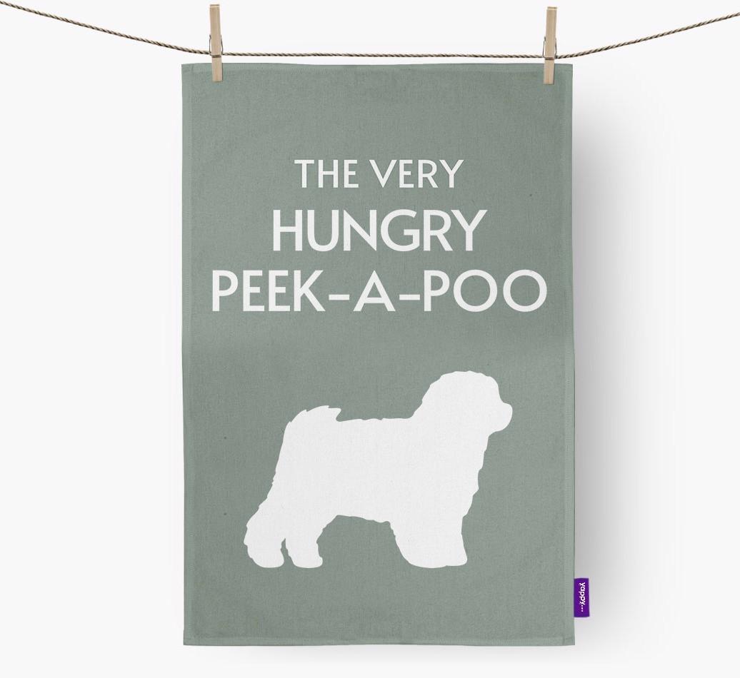 'The Very Hungry...' - Personalized {breedFullName} Dish Towel