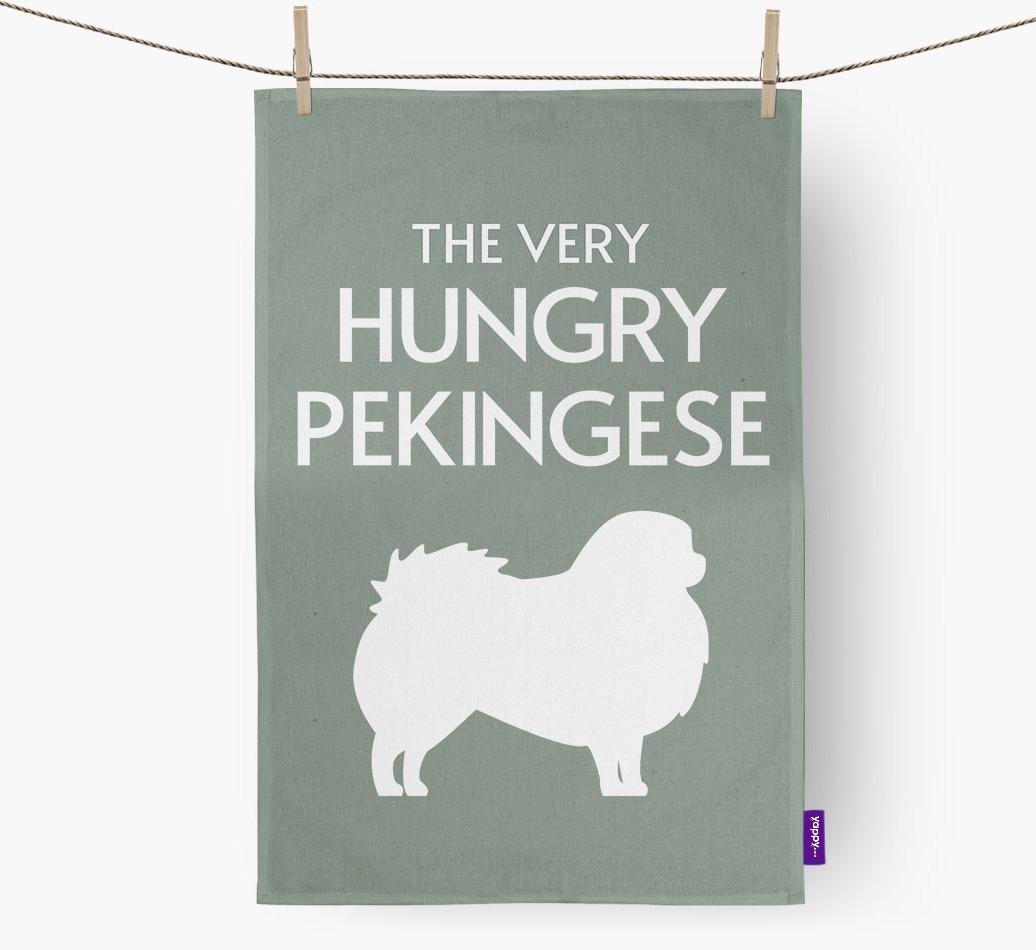 'The Very Hungry...' - Personalized {breedFullName} Dish Towel