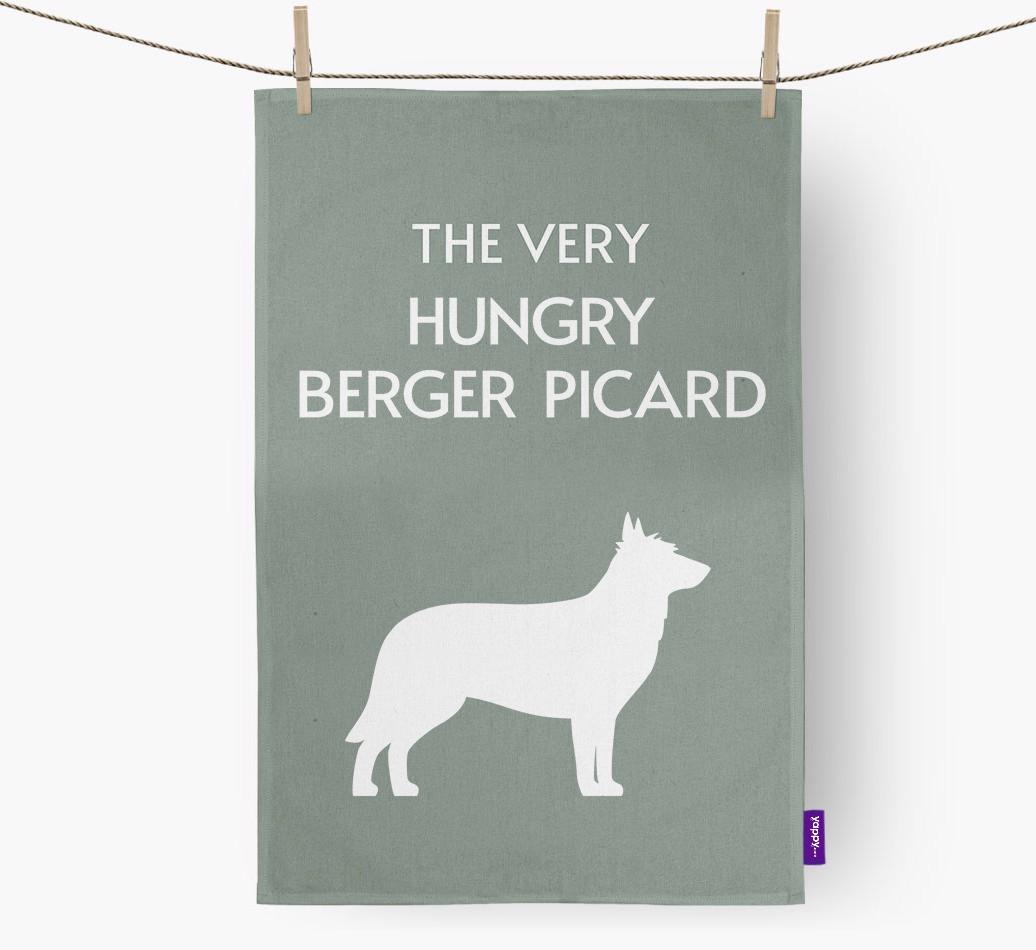 'The Very Hungry...' - Personalized {breedFullName} Dish Towel