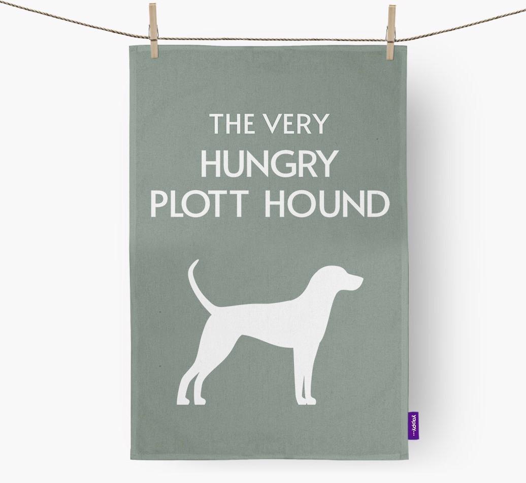 'The Very Hungry...' - Personalized {breedFullName} Dish Towel