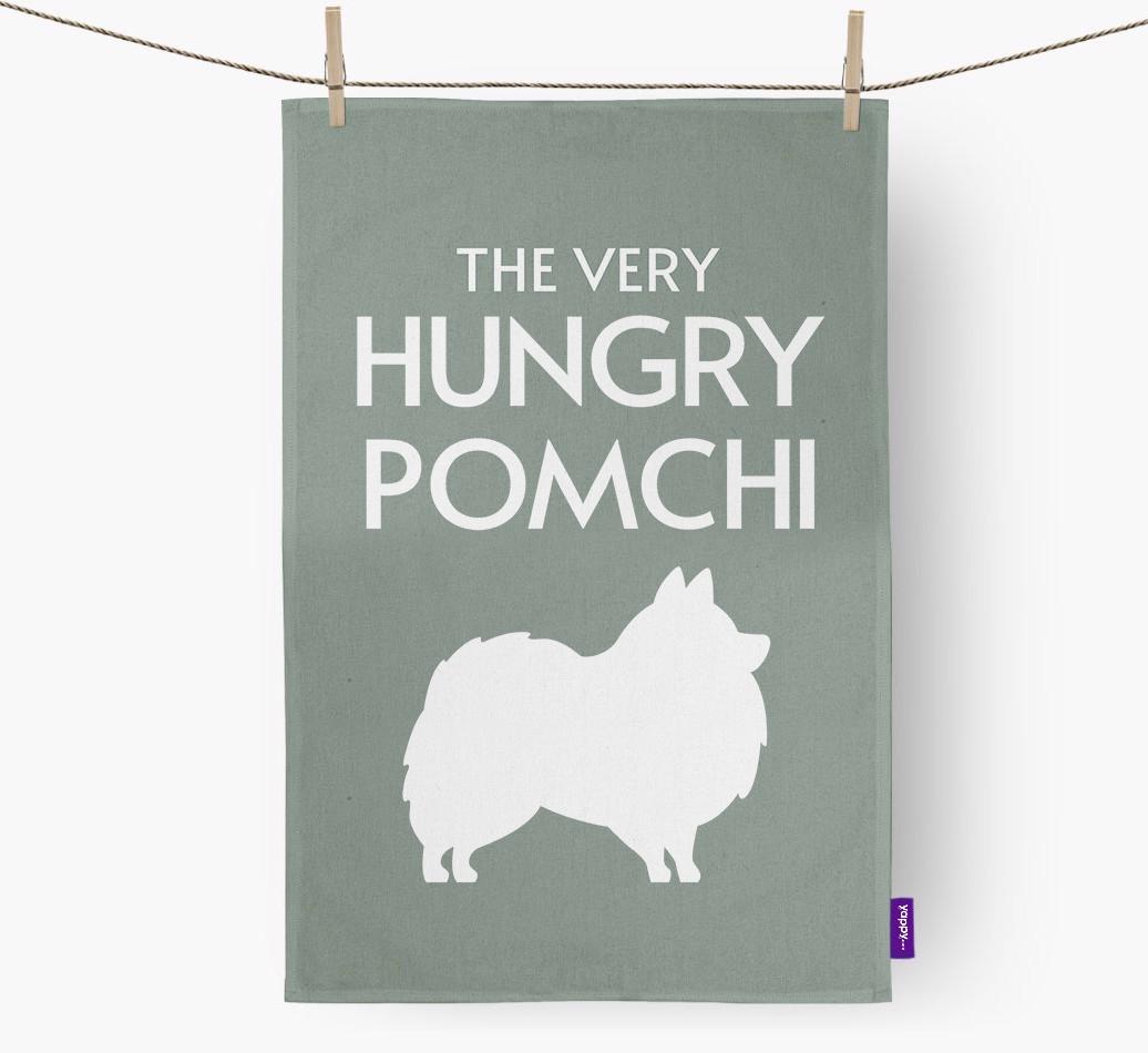 'The Very Hungry...' - Personalized {breedFullName} Dish Towel