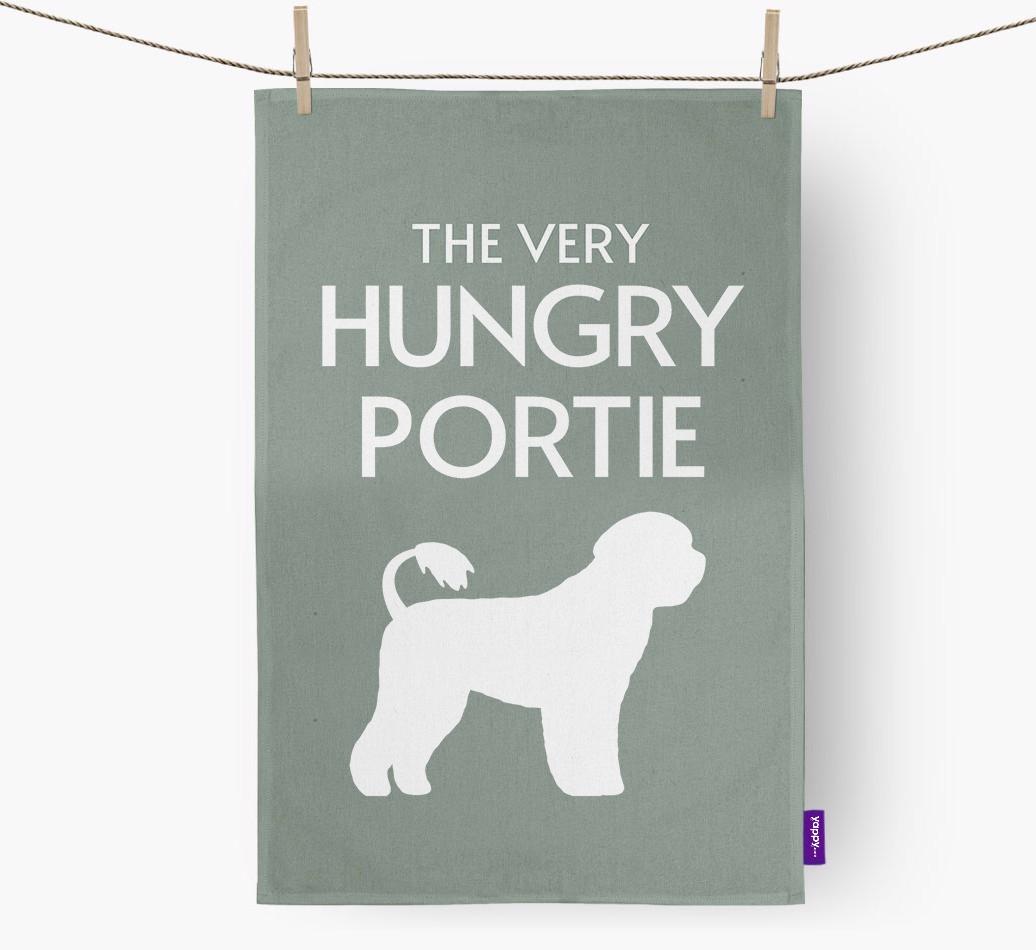 'The Very Hungry...' - Personalized {breedFullName} Dish Towel
