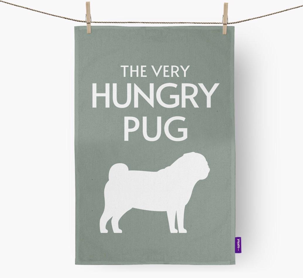 'The Very Hungry...' - Personalized {breedFullName} Dish Towel
