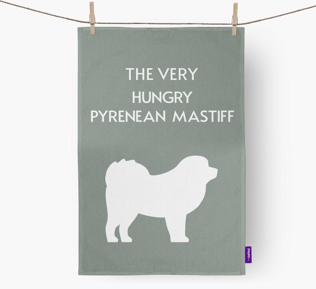 'The Very Hungry...' - Personalized {breedFullName} Dish Towel