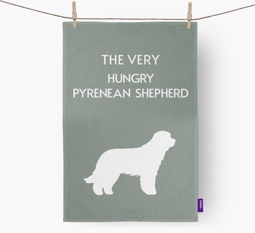 'The Very Hungry...' - Personalized {breedFullName} Dish Towel