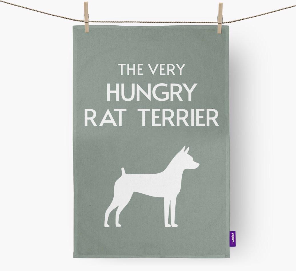 'The Very Hungry...' - Personalized {breedFullName} Dish Towel