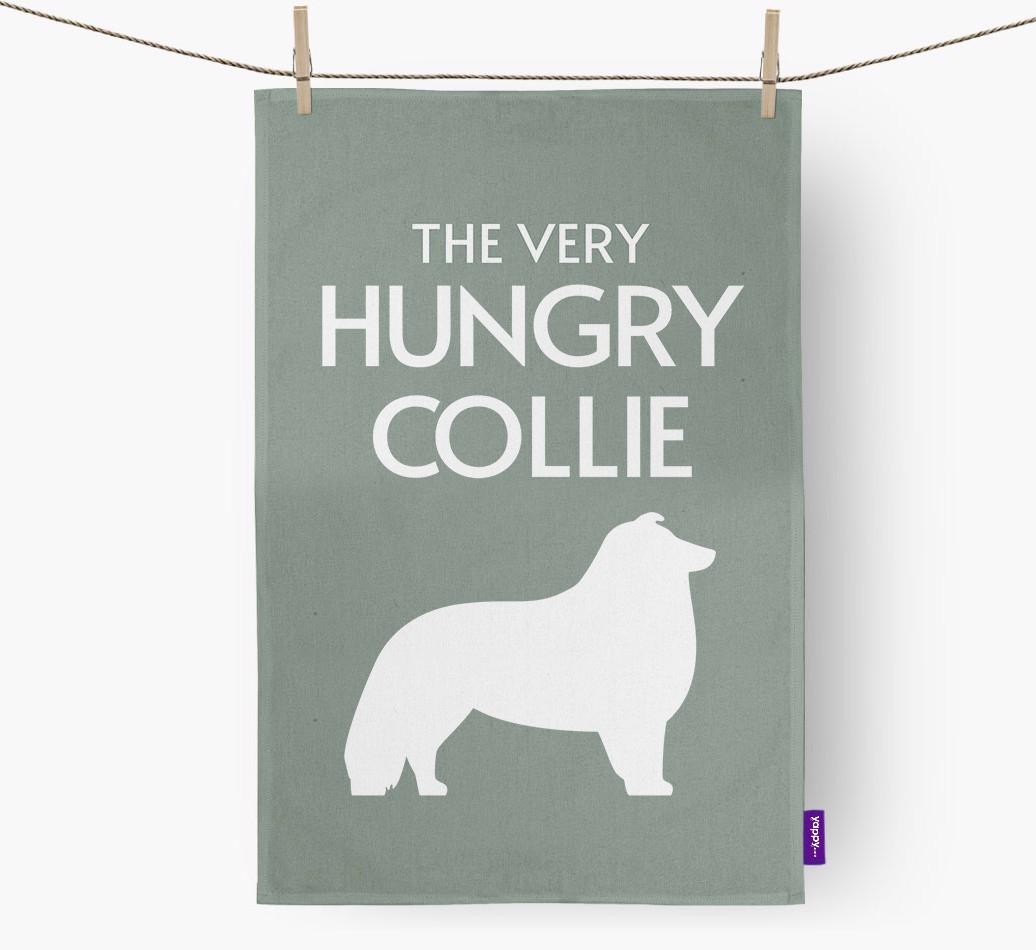 'The Very Hungry...' - Personalized {breedFullName} Dish Towel