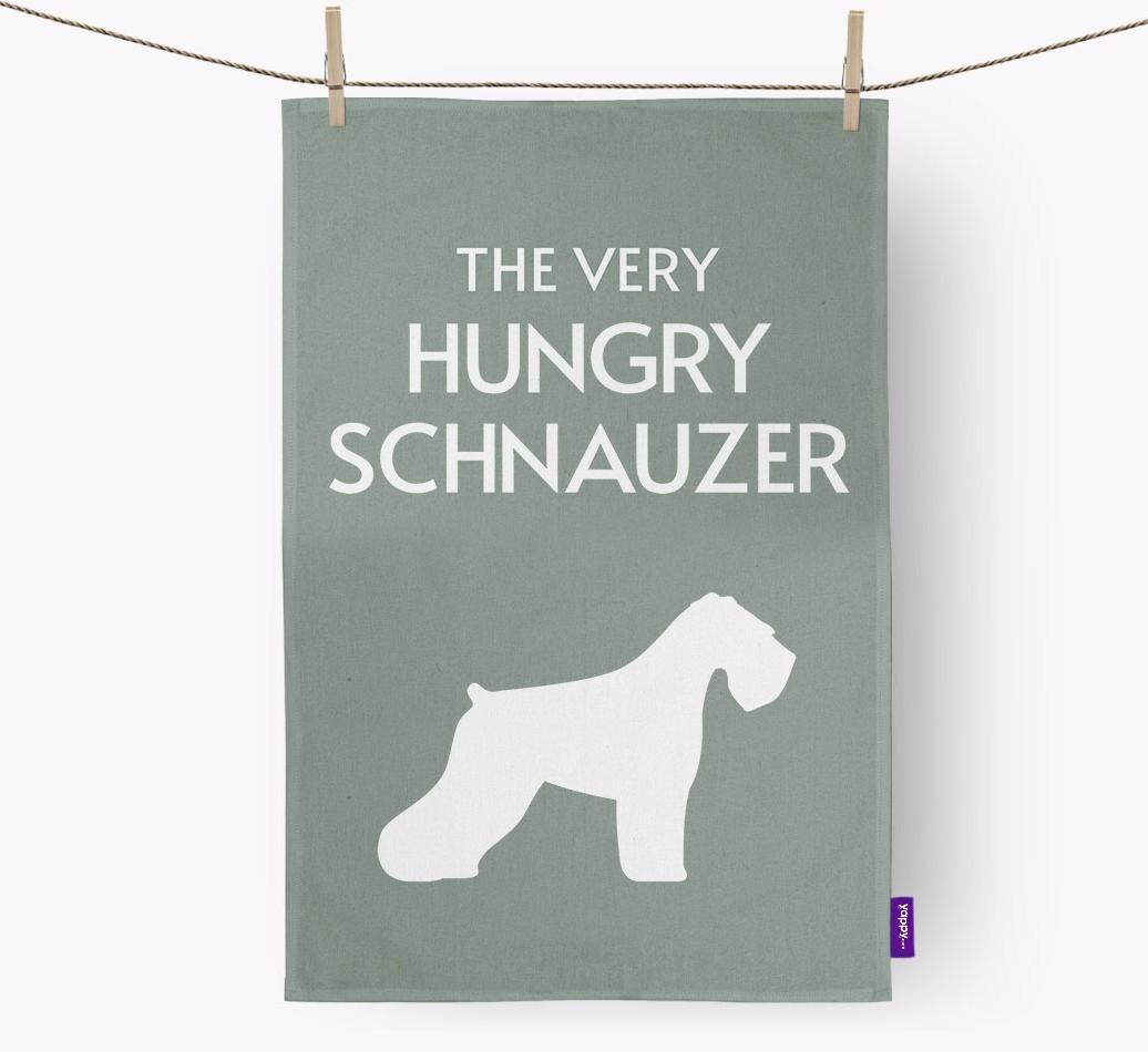 'The Very Hungry...' - Personalized {breedFullName} Dish Towel