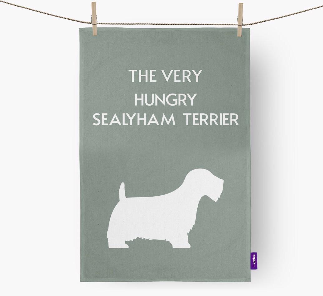 'The Very Hungry...' - Personalized {breedFullName} Dish Towel