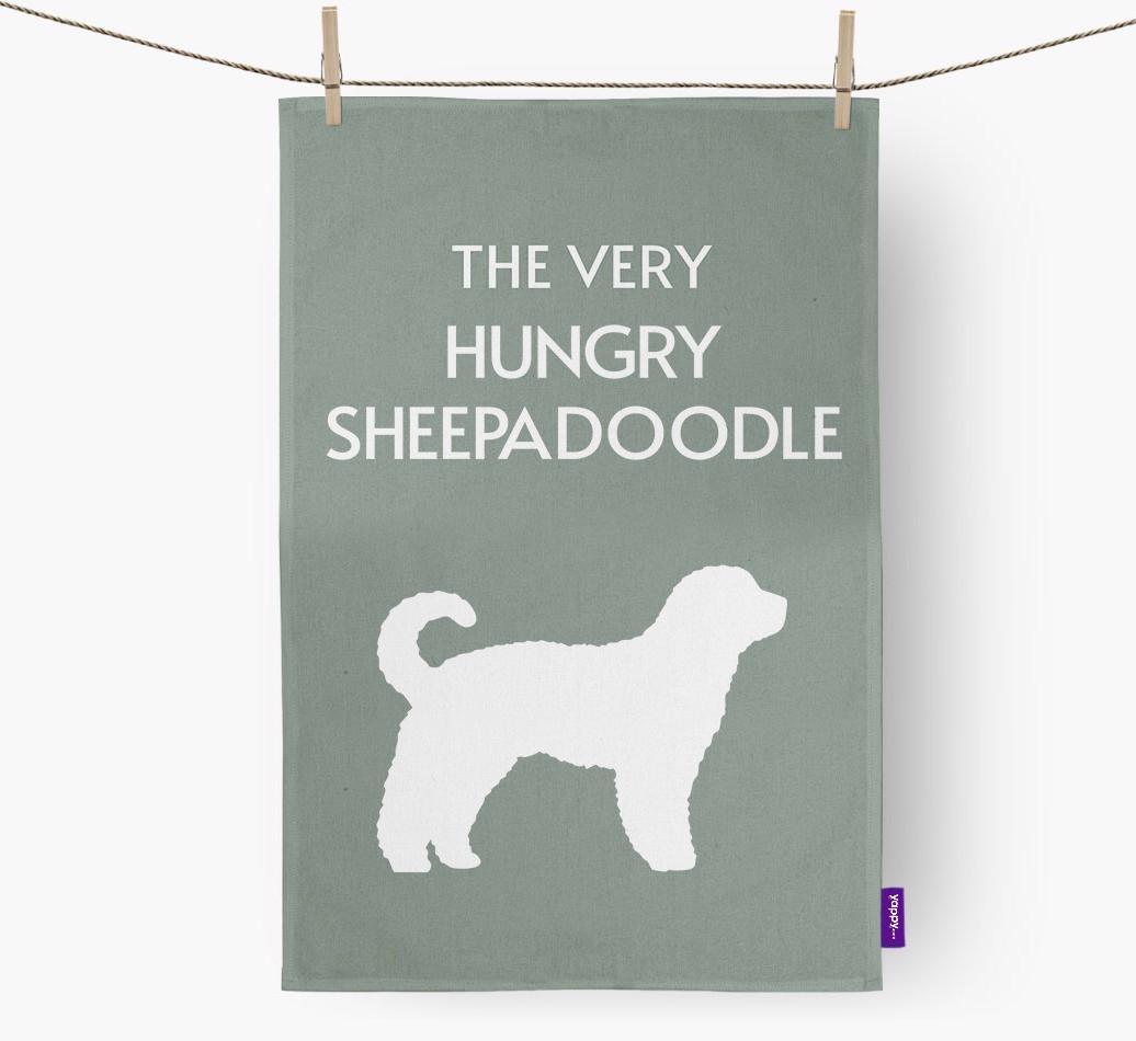 'The Very Hungry...' - Personalized {breedFullName} Dish Towel