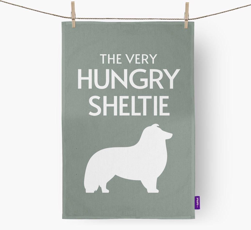 'The Very Hungry...' - Personalized {breedFullName} Dish Towel