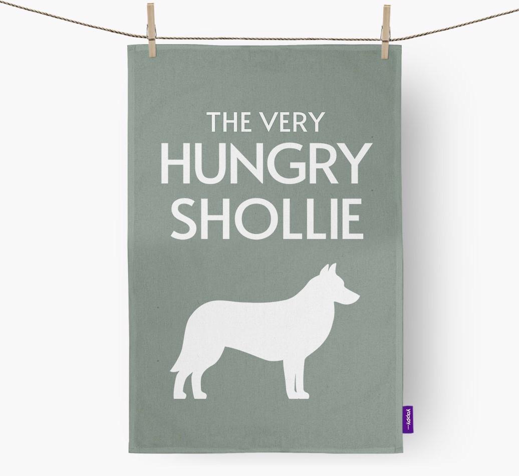 'The Very Hungry...' - Personalized {breedFullName} Dish Towel