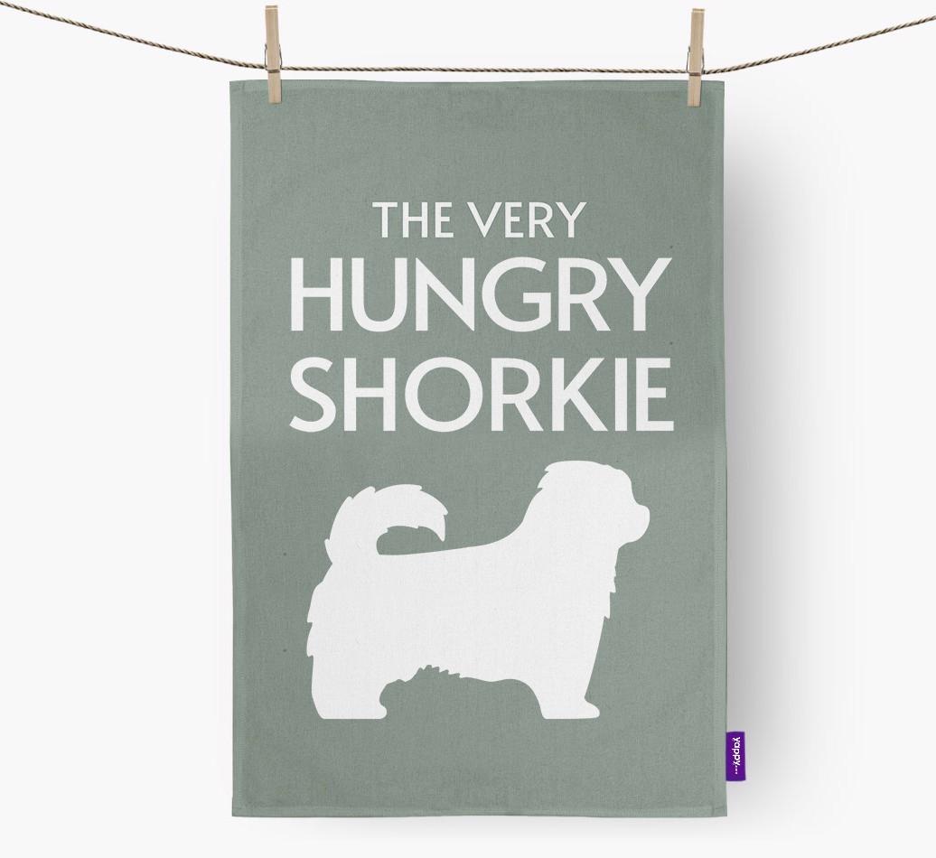 'The Very Hungry...' - Personalized {breedFullName} Dish Towel