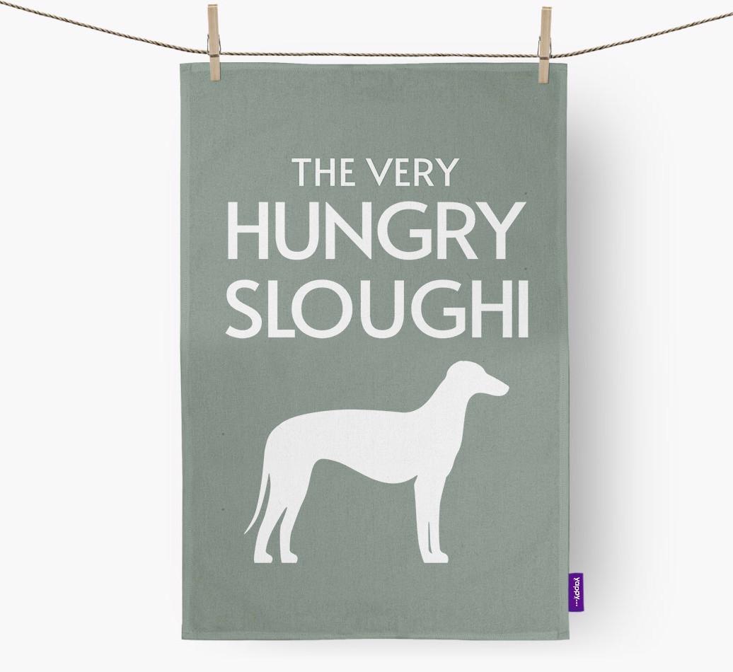 'The Very Hungry...' - Personalized {breedFullName} Dish Towel