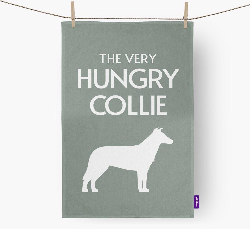 'The Very Hungry...' - Personalized {breedFullName} Dish Towel