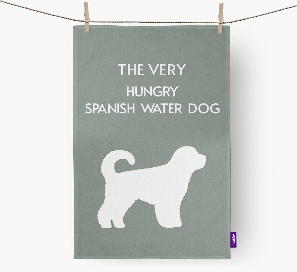 'The Very Hungry...' - Personalized {breedFullName} Dish Towel