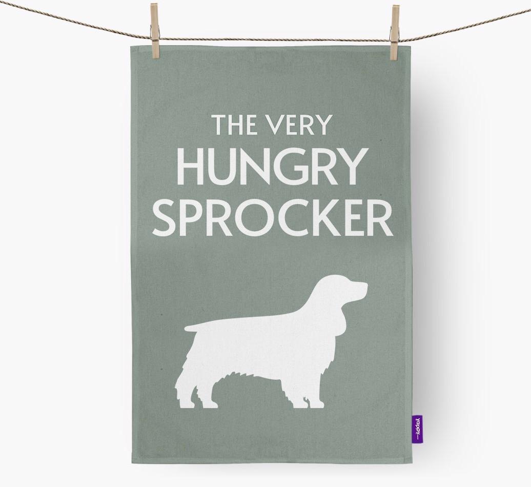 'The Very Hungry...' - Personalized {breedFullName} Dish Towel