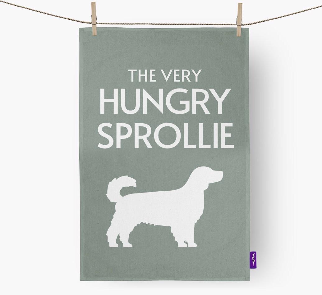 'The Very Hungry...' - Personalized {breedFullName} Dish Towel