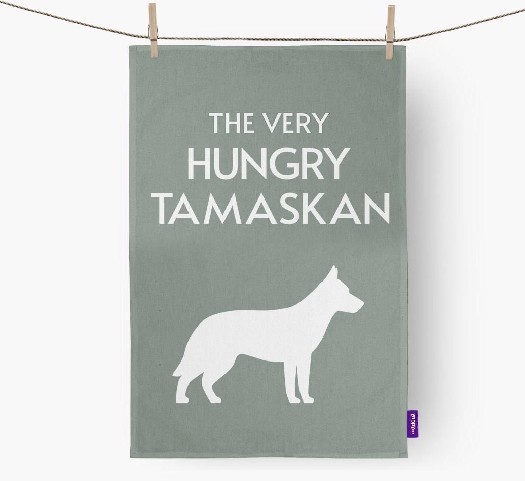 'The Very Hungry...' - Personalized {breedFullName} Dish Towel