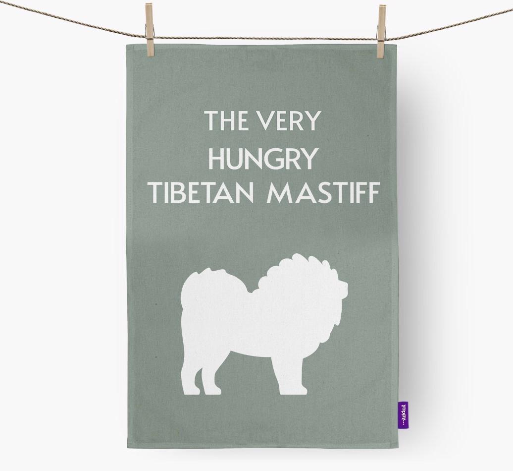 'The Very Hungry...' - Personalized {breedFullName} Dish Towel