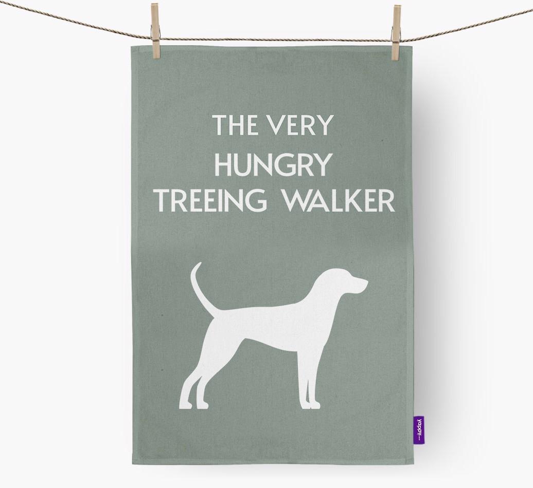 'The Very Hungry...' - Personalized {breedFullName} Dish Towel