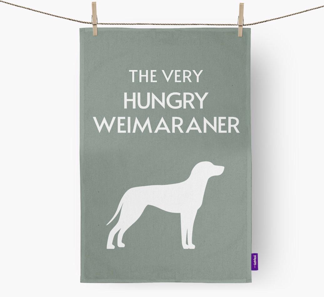 'The Very Hungry...' - Personalized {breedFullName} Dish Towel