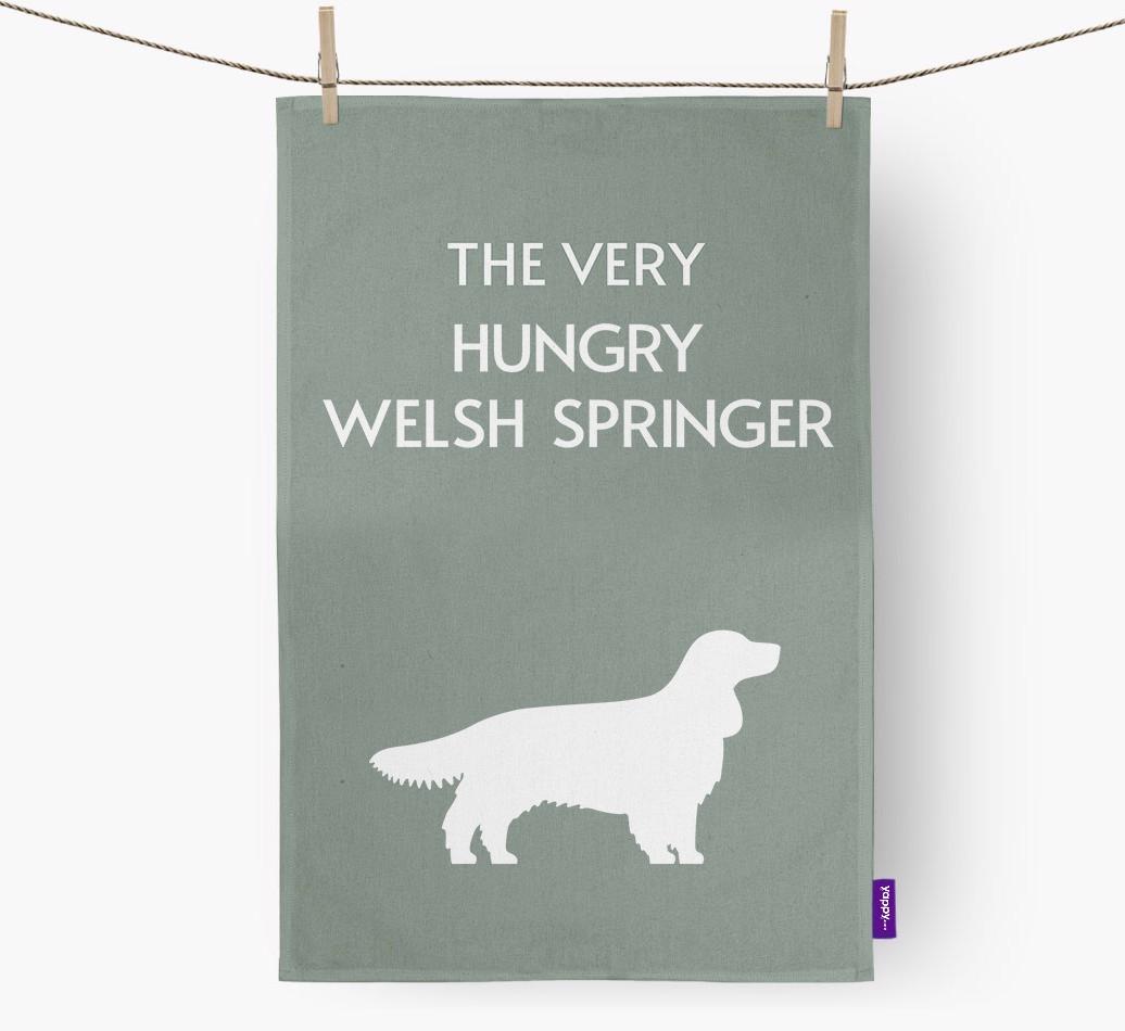 'The Very Hungry...' - Personalized {breedFullName} Dish Towel