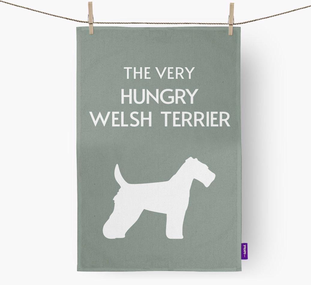 'The Very Hungry...' - Personalized {breedFullName} Dish Towel