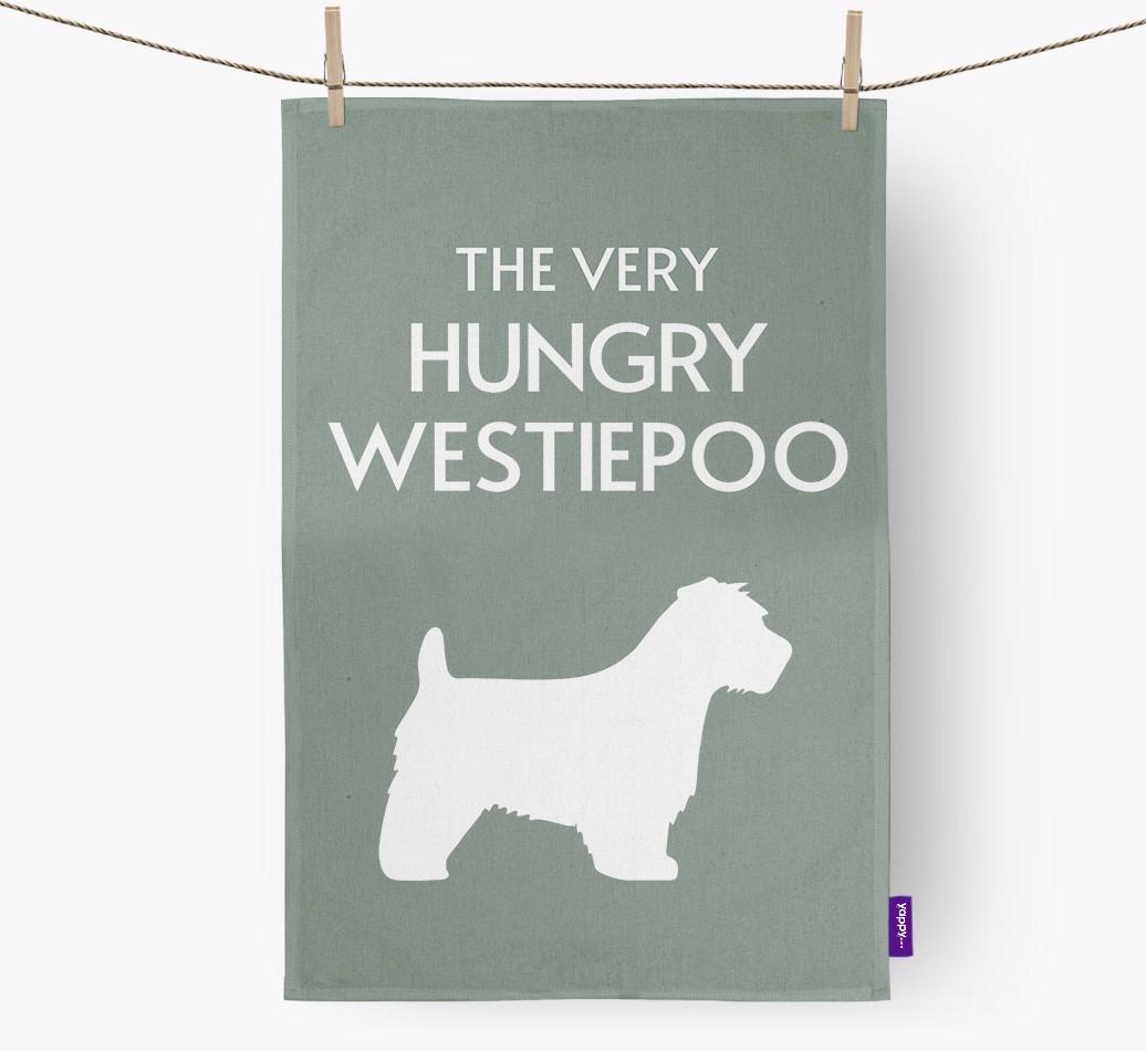 'The Very Hungry...' - Personalized {breedFullName} Dish Towel