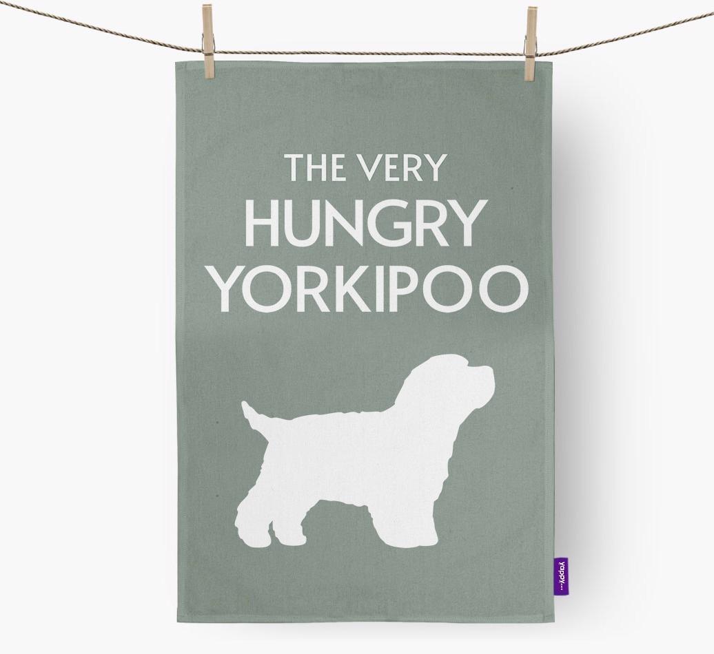 'The Very Hungry...' - Personalized {breedFullName} Dish Towel