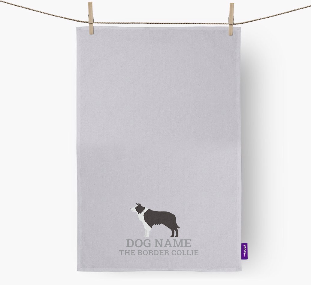 Personalized '{dogsName} The {breedFullName}' Dish Towel