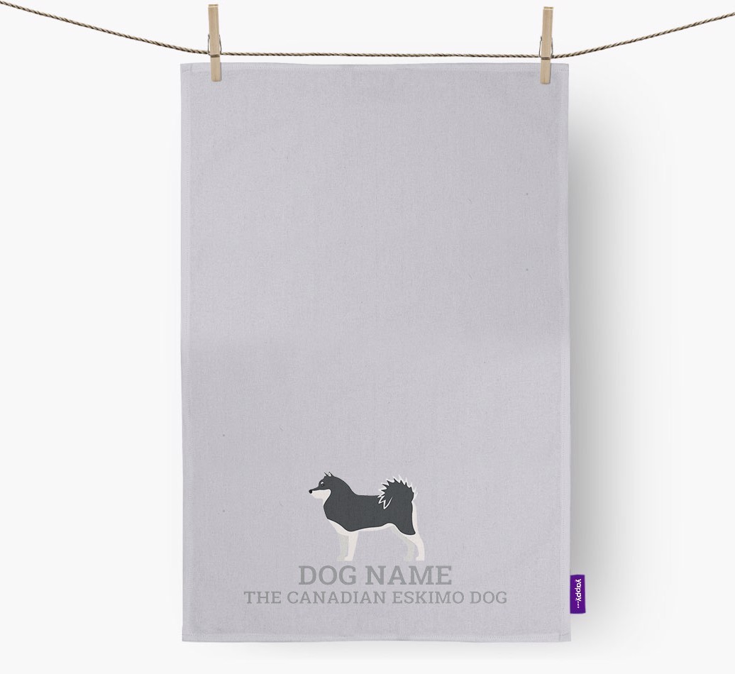 Personalized '{dogsName} The {breedFullName}' Dish Towel